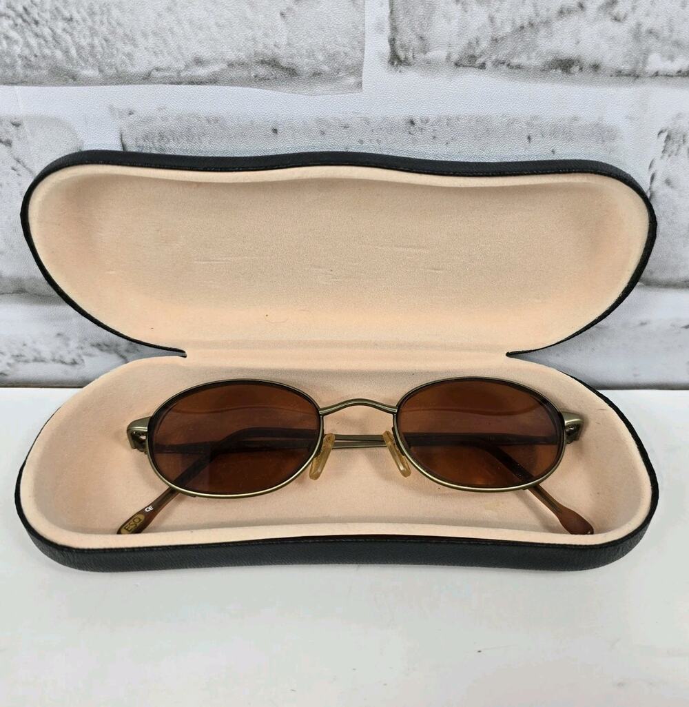 Vtg Eyeglasses ESQ Esquire REM Q-907 Metal Round Oval Sunglasses FRAMES ONLY 👓